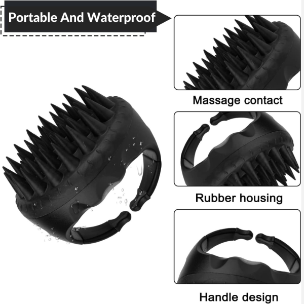 Hair Scalp Massager with Soft Silicone, Scalp Exfoliator for Remove Dandruff, Scalp Scrubber Hair Care Tools for Women and Men - Image 5