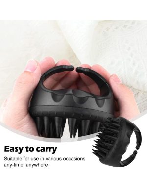Hair Scalp Massager with Soft Silicone, Scalp Exfoliator for Remove Dandruff, Scalp Scrubber Hair Care Tool