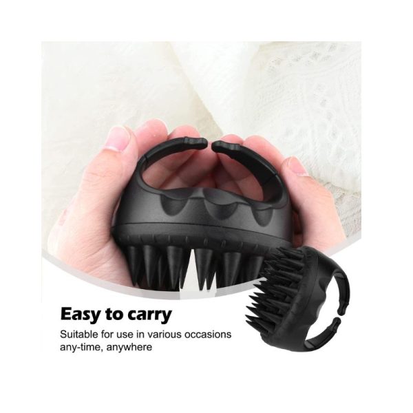 Hair Scalp Massager with Soft Silicone, Scalp Exfoliator for Remove Dandruff, Scalp Scrubber Hair Care Tool - Image 2