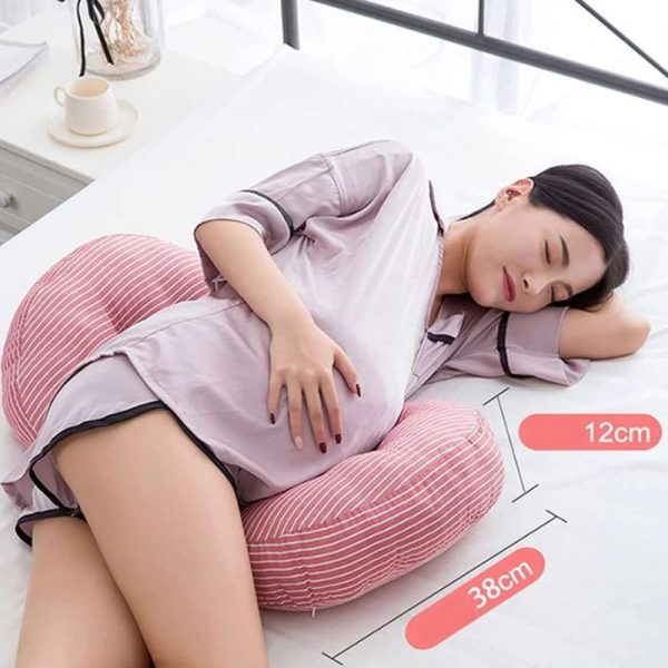 Premium Quality Pillow Lumbar Support Abdominal Sleeping Pillow Washed Cotton Pregnancy Pillow