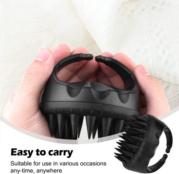 Hair Scalp Massager with Soft Silicone, Scalp Exfoliator for Remove Dandruff, Scalp Scrubber Hair Care Tools for Women and Men - Image 2
