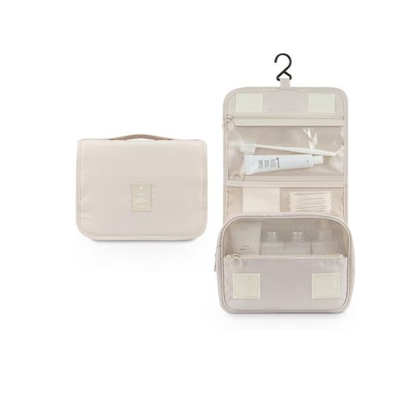 Multi-compartment Makeup Organizer Bag Waterproof Toiletry Pouch Portable Hanging Cosmetic organizer - Image 2