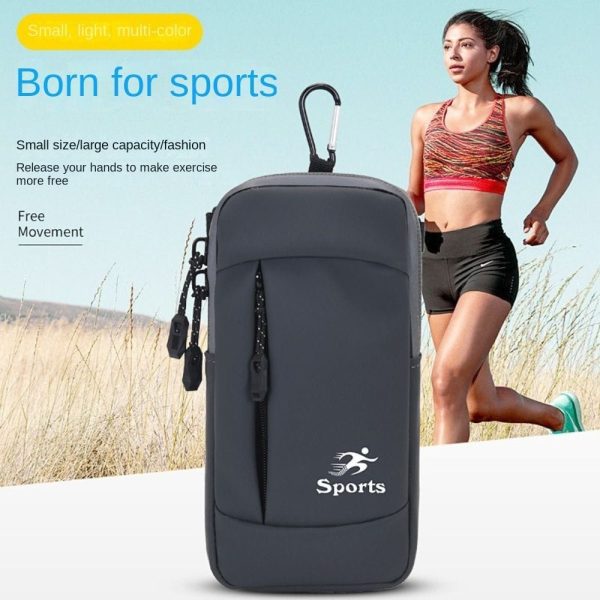 Phone Holder for Running, wrist pouch Workout and Gym Armband, Cell Phone Purse Small Crossbody Pouch, including Reflecting outlines, keys space and handsfree outlet - Image 12