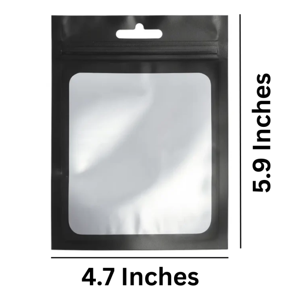 Premium Quality PVC Zipper Packing Self Sealing moisture proof Pouches Pack of 50 pcs - Image 6