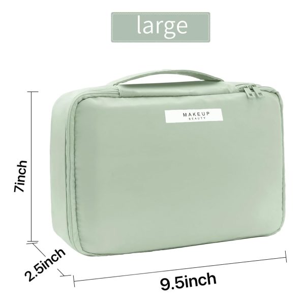 Premium Quality Cosmetic Bag for Women Cosmetic Water-proof Travel Makeup Bag Large Capacity - Image 8