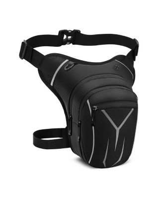 Leg Strap Waterproof Fanny Pack Outdoor Motorcycle Drop Leg Bag for Hiking Climbing Cycling Bike Riding