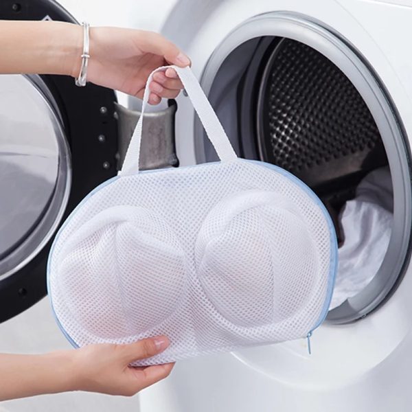 Premium Quality Bra Washing Lingerie Bag Underwear Brassiere Washing Bags with Zipper for Women - Image 2