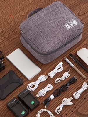 Universal Travel Cable Organizer Bag Water Resistant for Organization Multi-function Large Capacity