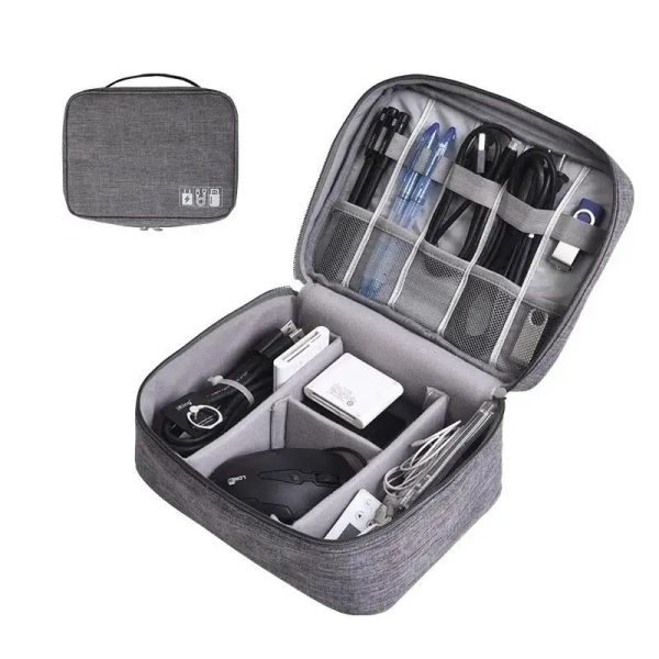 Universal Travel Cable Organizer Bag Water Resistant for Organization Multi-function Large Capacity