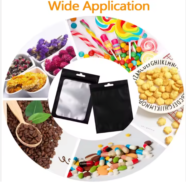 Premium Quality PVC Zipper Packing Self Sealing moisture proof Pouches Pack of 50 pcs - Image 5