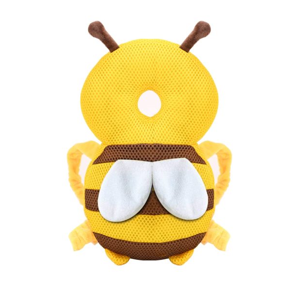 Premium Quality Baby Head Protector Backpack Bee Design Soft Landing & Safety Toddler Fall Protection for Baby