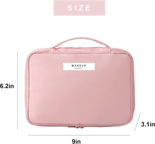 Premium Quality Cosmetic Bag for Women Cosmetic Water-proof Travel Makeup Bag Large Capacity - Image 5