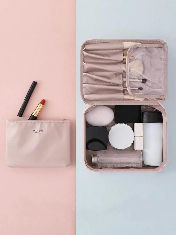 Premium Quality Cosmetic Bag for Women Cosmetic Water-proof Travel Makeup Bag Large Capacity - Image 6
